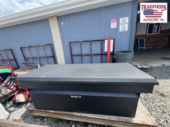Black Aluminum Diamond Plate Truck Tool Box