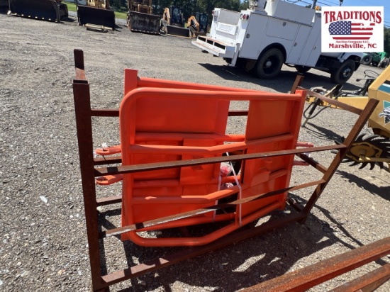 Bale Mover Skid Steer Attachment