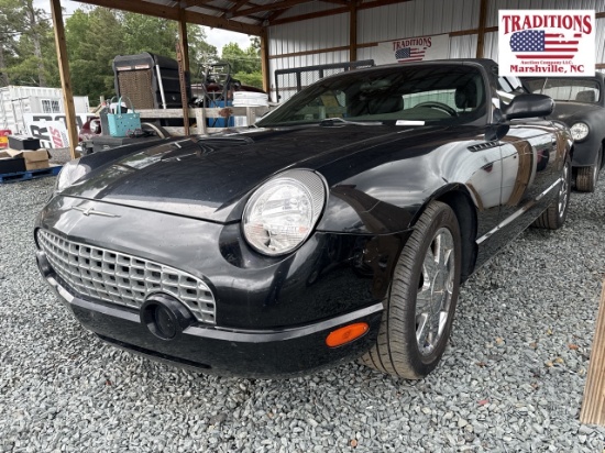 2002 Ford Thunderbird Convertible VIN 0723