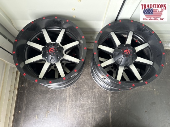 Set of 4 22" Fuel Wheels
