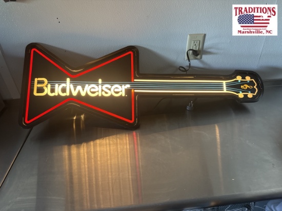 Budweiser Light Up Sign