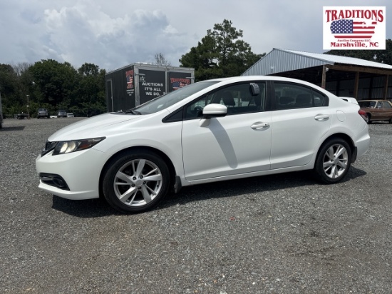 2015 Honda Civic EXL VIN 1207 SALVAGE