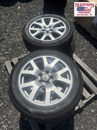 Set of 4 Land Rover Wheels w 255/50R19 Tires