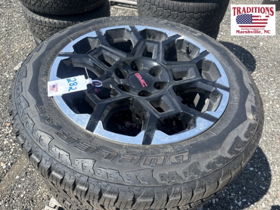 Set of 4 GM Wheels w Bridgestone Tires