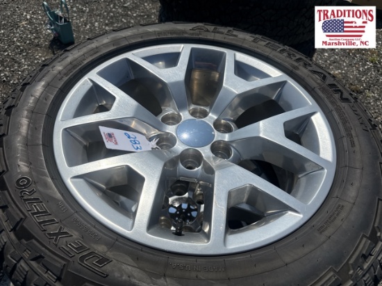 Set of 4 20" 6Lug Wheels w Dextero Tires