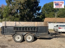 6x12 Tandem Dump Trailer - NO TITLE