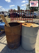 Cart on Wheels & Barrels