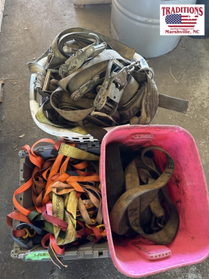 2 Totes of Straps