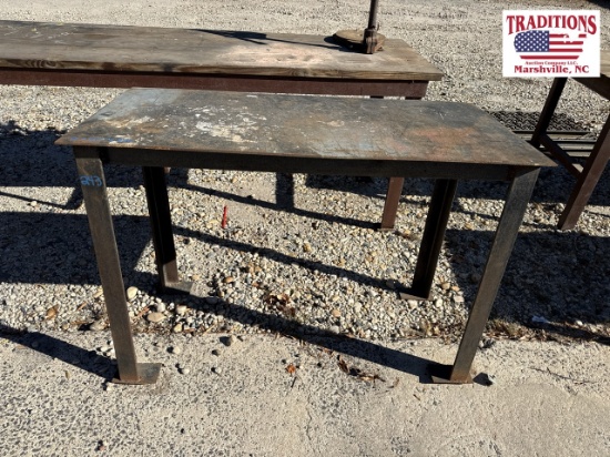 Metal Shop Table 2'x50"x34