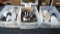 3 drawer plastic storage filled with garden/lawn lights