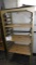 Parts rack w/shelves