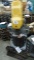 Chevy 265 engine block, bored .040, w/ 2 heads, pan, rods