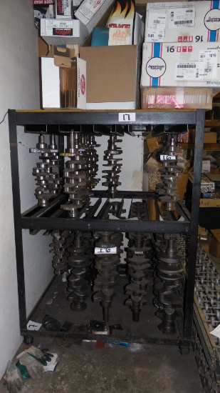 Crank rack 4'x4' holds 70 plus cranks
