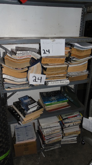Large collection of automotive catalogs