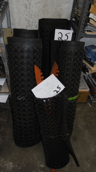 6) Rubber mats 4'-8'