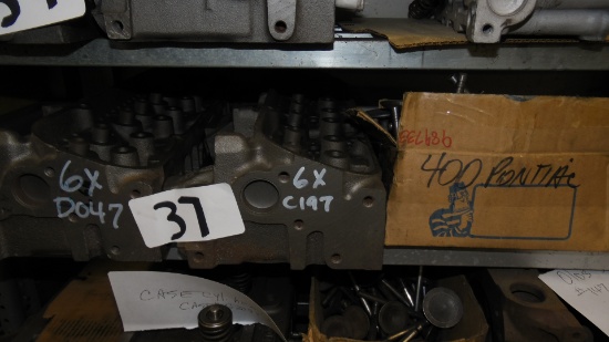 Pontiac head cores #6x D047/C197 w/ misc.valves