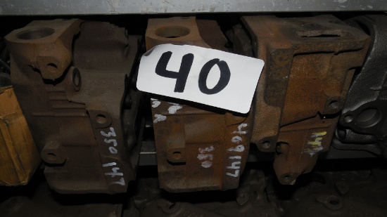 3) Oldsmobile 350 head cores #147 w/ valves