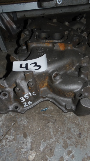 Ford 351C manifold 2BBL, DOAE 9425-M/OD24