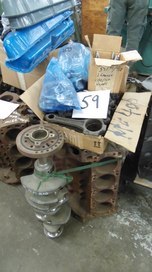 Ford 351M/400 block and rods plus misc. parts