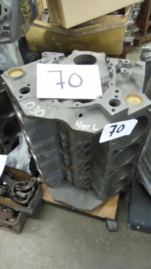 Chevy 354 bolt block, bored .030, 1 pc. Rear seal, pass side dip, assembly ready