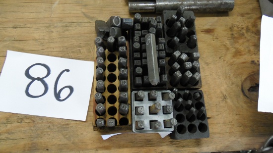 Letter and number stamps