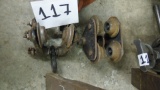 2 small trolleys