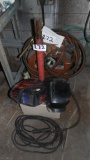 Lincoln Arc welder w/ helmets, gloves, rod, hose and more