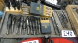 Assortment of drills and taps