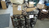 Ford FE blocks, cranks, 2 heads 16 rods etc., 2) 390 cranks