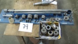 Cam bearing installer w/ advertising rack