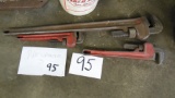 3 pipe wrenches
