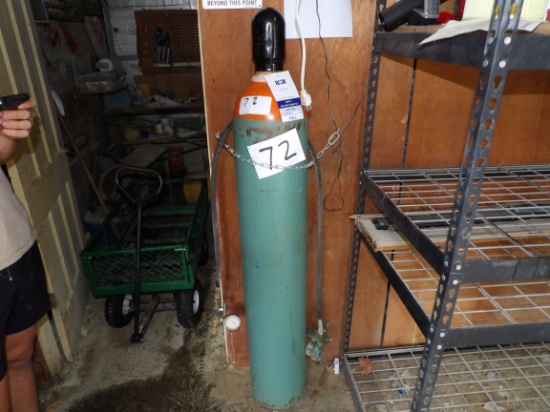 220 cubic ft. nitrogen tank w/ regulator and hose - full