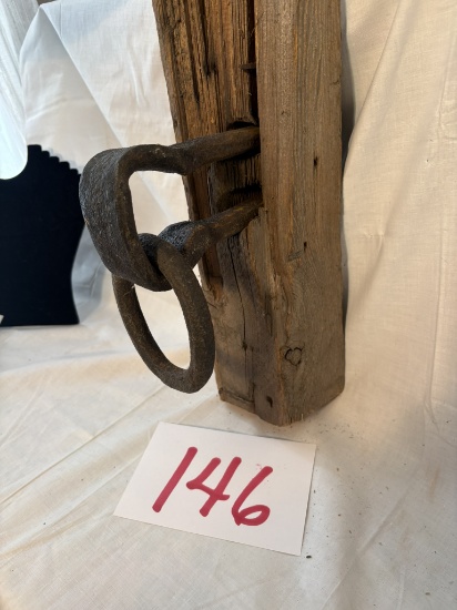 1830's Hand Forged Barn Horse Hitch