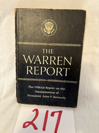 Book - 'The Warren Report, Assassination of John F. Kennedy