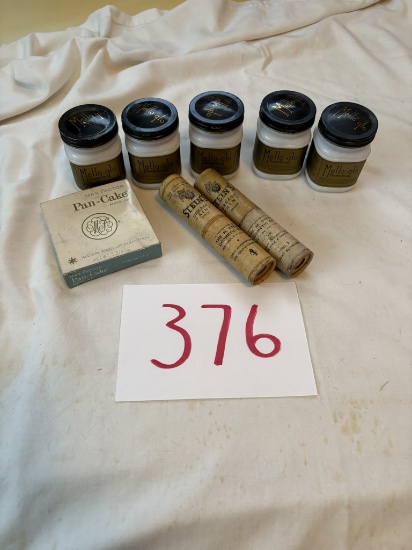 NOS 1940's Beauty Cream, Pan Cake, Theater Sticks
