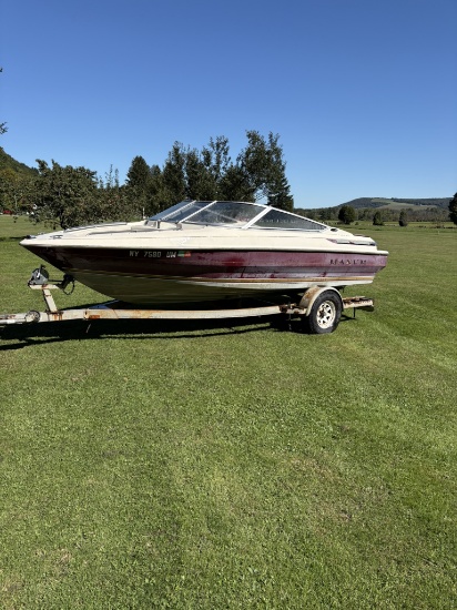 1995 Maxum 1800 SR 18 ft. Boat and Original Trailer