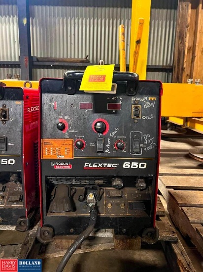 Lincoln Electric Flextec 650 Welder, S/N: U1130705197