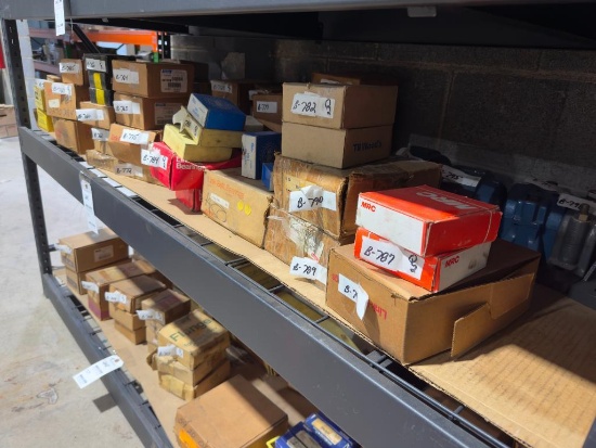 SHELVES OF MRO PARTS BEARINGS