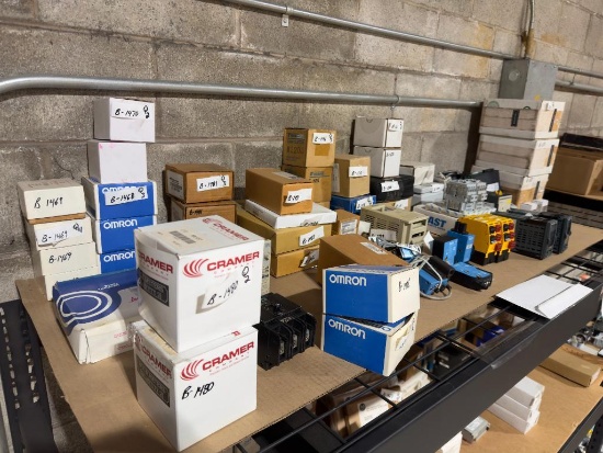 SHELF OF MRO PARTS ELECTRICAL