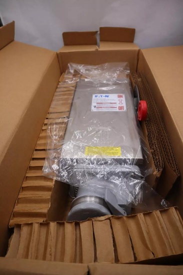NEW Eaton DH362UWK2WR 60A/3P HD NON-FUSIBLE SAFETY SWITCH W/CROUSE (LOT OF 10 UNITS)
