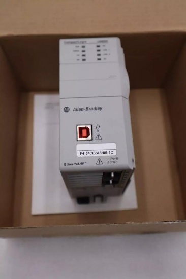 NEW ALLEN BRADLEY 1769-L33ERM SER A COMPACTLOGIX 2 MB MOTION CONTROLLER