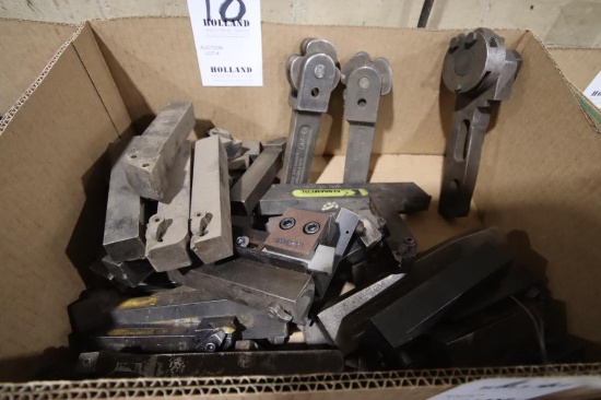 Lathe, Carbide Cutters, and 3 Knurling Tools