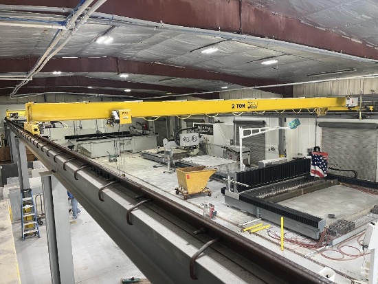 2024 Dual 2-Ton R&M Free Standing Bridge Crane