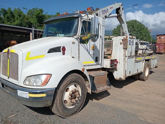 2018 KENWORTH LARGE OTR TIRE TRUCK, MODEL 2018, KM 5725, HR 7331, INCLUDE STELLAR HYDRAULIC