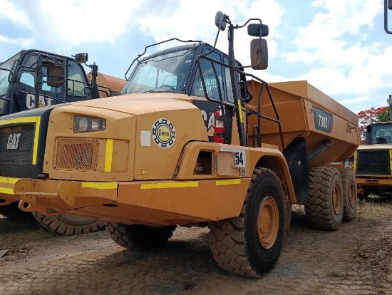2016 CAT 730C2 ARTICULATED DUMP TRUCK, AC, SN 2L700216 MAINTENANCE ON TIME, HR 15672, LOCATED AT