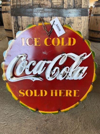 Coca Cola Metal Sign