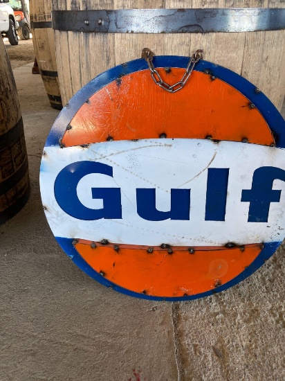 Gulf Metal Sign