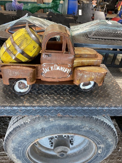 Jack Daniels Metal Truck