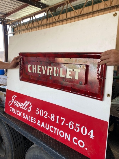 Chevrolet Metal Sign