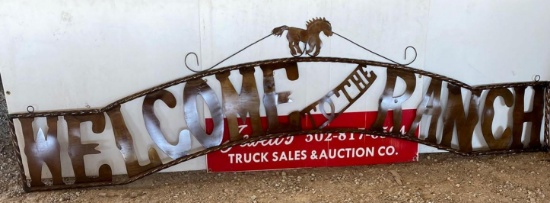 Welcome to the Ranch sign